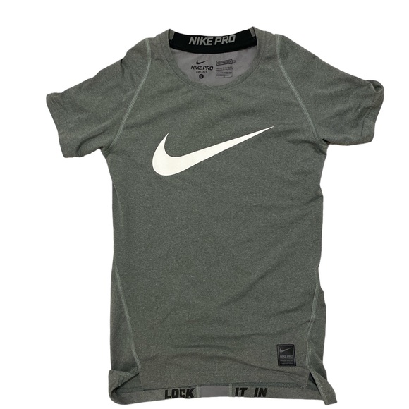 Youth Nike Pro Compression Tee - Picture 2 of 4